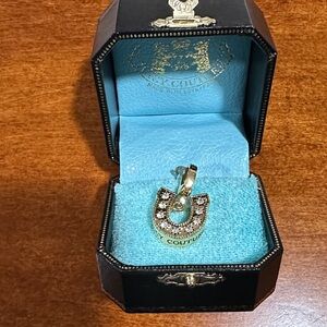 Retired Juicy Couture Gold Horseshoe charm